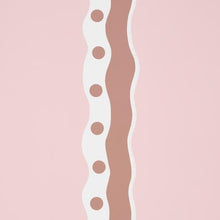 Load image into Gallery viewer, Schumacher Rousseau Stripe Wallpaper 5015741 / Cocoa &amp; Blush