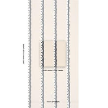 Load image into Gallery viewer, Schumacher Rousseau Stripe Wallpaper 5015742 / Noir &amp; Cream