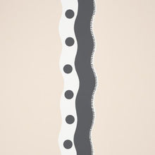 Load image into Gallery viewer, Schumacher Rousseau Stripe Wallpaper 5015742 / Noir &amp; Cream