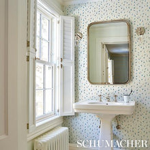 Load image into Gallery viewer, Schumacher Lolly Floral Wallpaper 5015750 / Blues