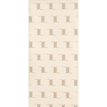 Load image into Gallery viewer, Schumacher Kin Sisal Embroidery Wallpaper 5015780 / Hazel On Ivory