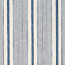 Load image into Gallery viewer, Schumacher Ipala Stripe Vinyl Wallpaper 5015801 / Ocean