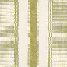 Load image into Gallery viewer, Schumacher Ipala Stripe Vinyl Wallpaper 5015802 / Fern