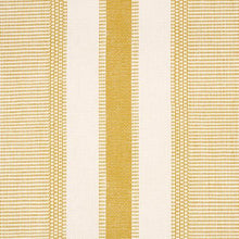 Load image into Gallery viewer, Schumacher Ipala Stripe Vinyl Wallpaper 5015804 / Ochre