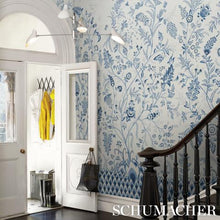 Load image into Gallery viewer, Schumacher Chinoiserie Grande Panel Set Wallpaper 5015820 / Indigo