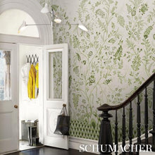 Load image into Gallery viewer, Schumacher Chinoiserie Grande Panel Set Wallpaper 5015821 / Leaf Green