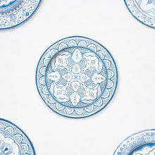 Load image into Gallery viewer, Schumacher Montecito Porcelain Wallpaper 5015840 / Indigo