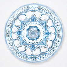 Load image into Gallery viewer, Schumacher Montecito Porcelain Wallpaper 5015840 / Indigo