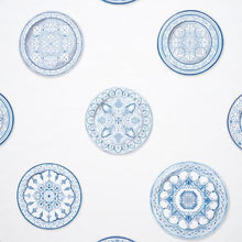 Load image into Gallery viewer, Schumacher Montecito Porcelain Wallpaper 5015840 / Indigo