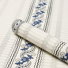 Load image into Gallery viewer, Schumacher Serena Stripe Wallpaper 5015930 / Blue