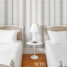 Load image into Gallery viewer, Schumacher Serena Stripe Wallpaper 5015931 / Ochre