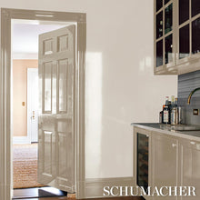 Load image into Gallery viewer, Schumacher Ace Faux Lacquer Performance Vinyl  Wallpaper 5015943 / Ivory
