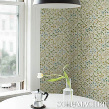 Load image into Gallery viewer, Schumacher Frances Scallop Floral Wallpaper 5015961 / Document