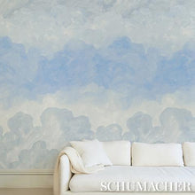 Load image into Gallery viewer, Schumacher Painted Sky Wallpaper 5016021 / Clear Blue
