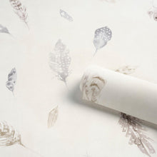 Load image into Gallery viewer, Schumacher Woodland Feathers Wallpaper 5016060 / Pebble