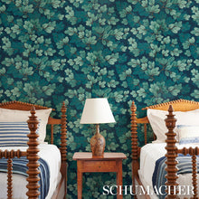 Load image into Gallery viewer, Schumacher Covey Hedge Wallpaper 5016070 / Midnight