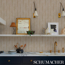 Load image into Gallery viewer, Schumacher Noland Vinyl Wallpaper 5016111 / Flax