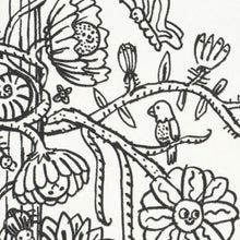 Load image into Gallery viewer, Schumacher Edward Steed's Towers Of Flowers Wallpaper 5016141 / Black &amp; White