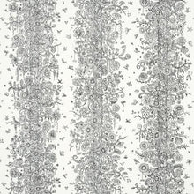 Load image into Gallery viewer, Schumacher Edward Steed's Towers Of Flowers Wallpaper 5016141 / Black &amp; White