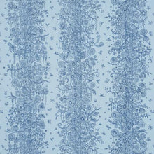 Load image into Gallery viewer, Schumacher Edward Steed's Towers Of Flowers Wallpaper 5016142 / Sky Blue &amp; Navy