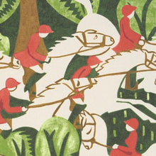Load image into Gallery viewer, Schumacher Margaret Schloeman's Fox Chase Wallpaper 5016150 / Forest
