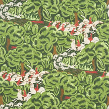 Load image into Gallery viewer, Schumacher Margaret Schloeman's Fox Chase Wallpaper 5016150 / Forest