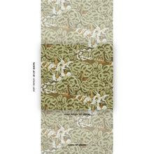 Load image into Gallery viewer, Schumacher Margaret Schloeman's Fox Chase Wallpaper 5016152 / Sage &amp; Soft Brown