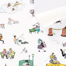 Load image into Gallery viewer, Schumacher Joana Avillez's Street Scenes  Wallpaper 5016170 / Multicolor On White