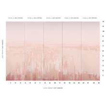 Load image into Gallery viewer, Schumacher Pascal Campion's New York Skyline Wallpaper 5016191 / Blush