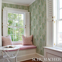 Load image into Gallery viewer, Schumacher Ashbee Botanical  Wallpaper 5016250 / Aqua