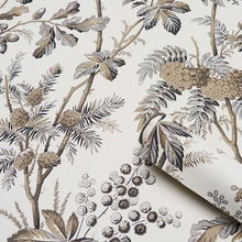 Load image into Gallery viewer, Schumacher Brantwood Vine Wallpaper 5016352 / Graphite