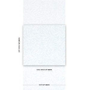 Schumacher Leaf Bloom Wallpaper 5016391  / Sky