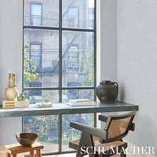 Load image into Gallery viewer, Schumacher Leaf Bloom Wallpaper 5016391  / Sky