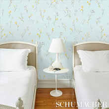 Load image into Gallery viewer, Schumacher Alex&#39;s Floral Wallpaper 5016401 / Mist Blue