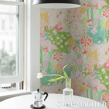 Load image into Gallery viewer, Schumacher  Frank&#39;s Garden Wallpaper  5016421 / Pink &amp; Green