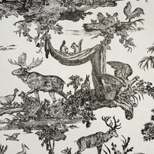 Load image into Gallery viewer, Schumacher Western Toile Wallpaper 5016440 / Carbon