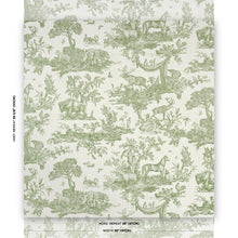 Load image into Gallery viewer, Schumacher Western Toile Wallpaper 5016441 / Olive