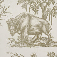 Load image into Gallery viewer, Schumacher Western Toile Wallpaper 5016442 / Stone