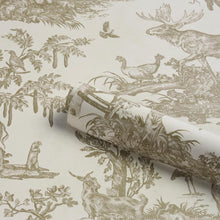 Load image into Gallery viewer, Schumacher Western Toile Wallpaper 5016442 / Stone