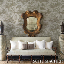 Load image into Gallery viewer, Schumacher Western Toile Wallpaper 5016442 / Stone