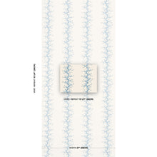 Load image into Gallery viewer, Schumacher Coral Stripe Wallpaper 5016451 / Blue