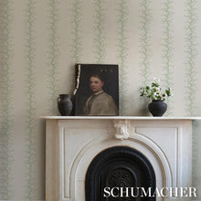 Load image into Gallery viewer, Schumacher Coral Stripe Wallpaper 5016452 / Green