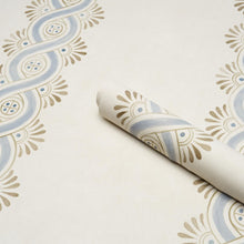 Load image into Gallery viewer, Schumacher Leonidis Stripe Wallpaper 5016460 / Blue
