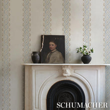 Load image into Gallery viewer, Schumacher Leonidis Stripe Wallpaper 5016460 / Blue
