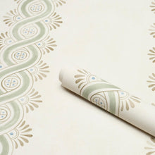 Load image into Gallery viewer, Schumacher Leonidis Stripe Wallpaper 5016461 / Green