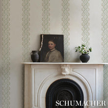Load image into Gallery viewer, Schumacher Leonidis Stripe Wallpaper 5016461 / Green