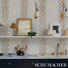 Load image into Gallery viewer, Schumacher Leonidis Stripe Wallpaper 5016462 / Saffron