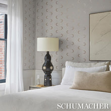 Load image into Gallery viewer, Schumacher Aristelle Wallpaper 5016470 / Warm Silver