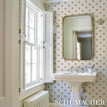 Load image into Gallery viewer, Schumacher Auclair Floral Wallpaper 5016481 / Brown