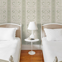 Load image into Gallery viewer, Schumacher Bell Flowers Wallpaper 5016491 / Green